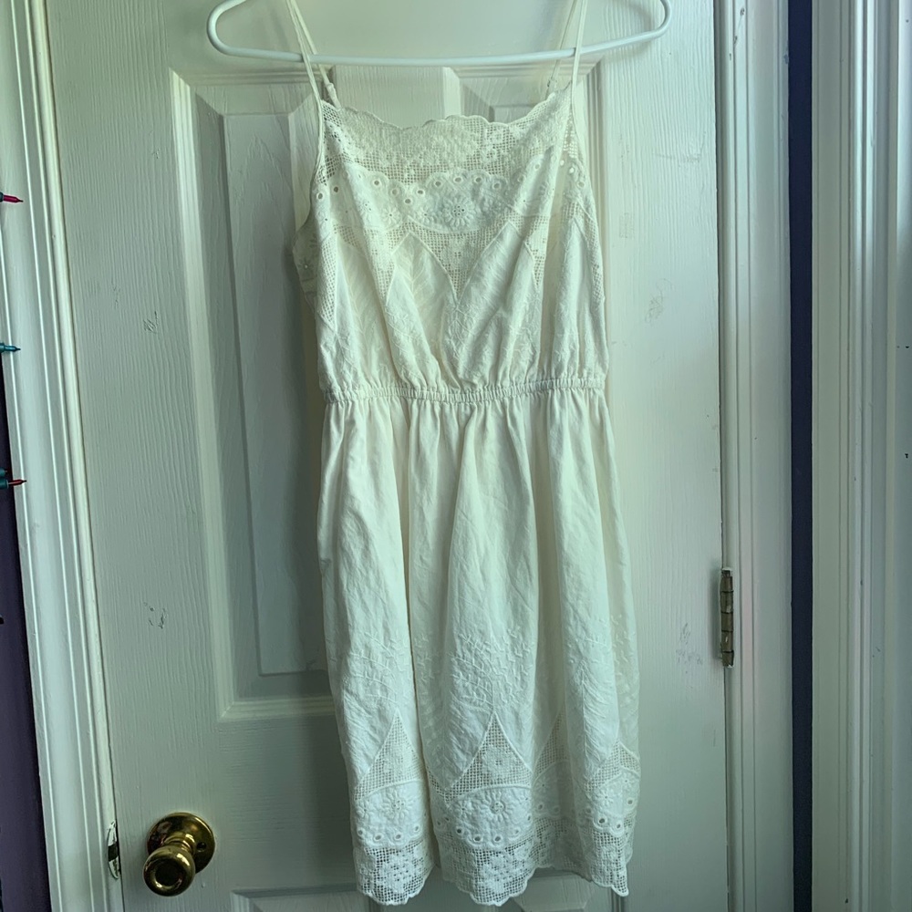 White Dress with Details